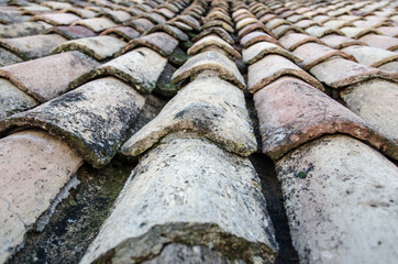 old roof tiles
