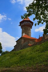 Hněvín is a castle located on the hill of the same name in the town of Most in the Czech Republic. The original castle was demolished after the Thirty Years` War, today`s appearance of the castle 