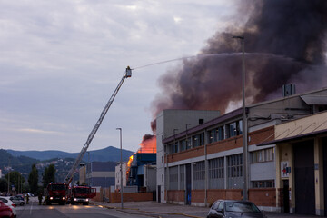 Factory fire