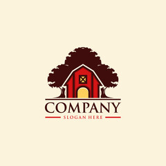 Home Village Naturally Realty Icon Ecology Logo, Premium Vector. Modern home land agriculture logo, farm house logo design template. House logo design, Agriculture logo