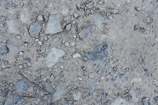 Textura grava con piedras grises