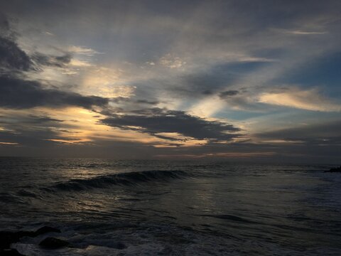 Beach of Amritapuri, Kerala, India