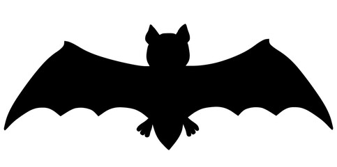 Silhouette of Halloween Bats 