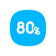 80% - Icon