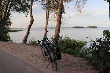 Jezioro Śniardwy, Mazury, turystyka rowerowa gravelem © Monika