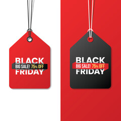 Black Friday Sale Tags Design