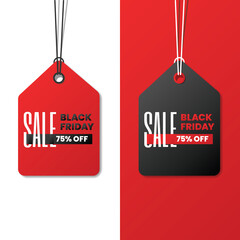 Black Friday Sale Tags Design
