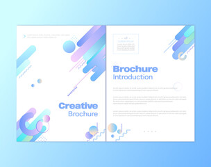 Event Illustration Brochure 04 : Business Geometry Pattern Brochure