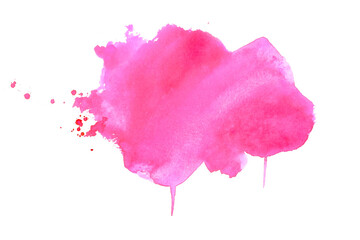 stylish pink watercolor stain texture background design