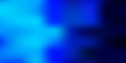 Dark blue vector blur template.