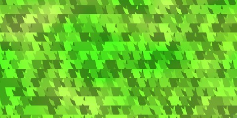 Light Green vector pattern with polygonal style.