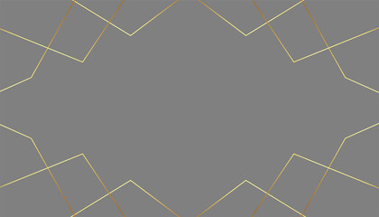 premium gray color background with golden lines design