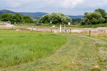 Fototapeta na wymiar Ruins of ancient Roman city Nicopolis ad Nestum, Bulgaria