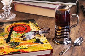 real books and black tea are great activities in your free time