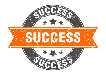 success round stamp with ribbon. label sign
