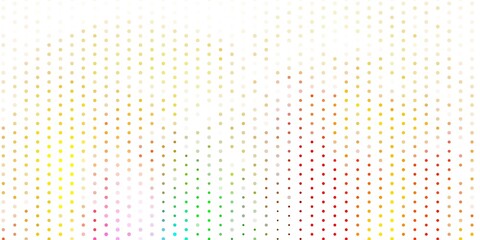 Light multicolor vector backdrop with dots.