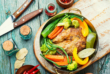 Beef stew with vegetables