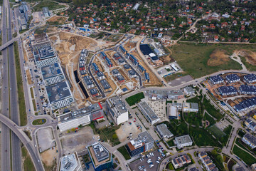 Fototapeta premium aerial view drone