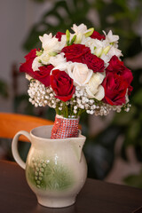 bouquet of roses for the bride