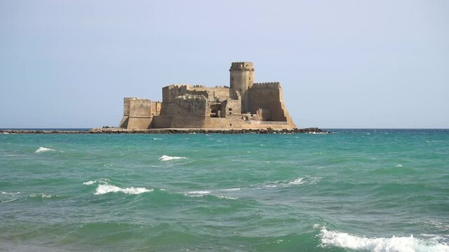 Le Castella, ancient castle on the sea in Calabria, Italy