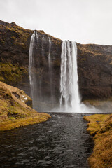 Seljalandsfoss waterfall in Iceland