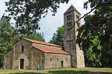 Fototapeta na wymiar Chiesa Romanica di San Secondo - Magnano, Biella 