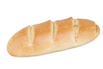 Baking loaf on a white background