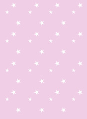 pink and white stars print wallpaper