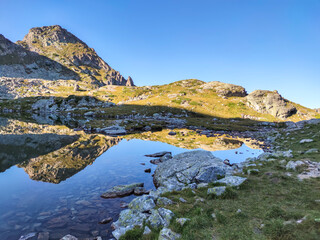 Elenino lake near Malyovitsa peak, Rila Mountain, Bulgaria