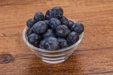 Sweet fresh juicy blueberries heap