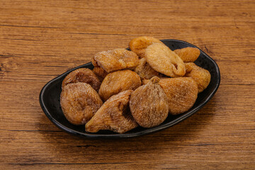 Dry sweet fig fruit heap
