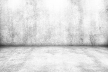 Concrete wall white color for background. Old grunge textures with scratches and cracks. White painted cement wall texture.