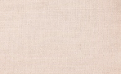 Fototapeta na wymiar Close up beige linen fabric texture background