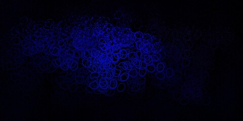 Dark gray vector template with abstract forms.