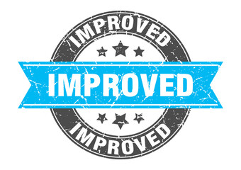 improved round stamp with ribbon. label sign