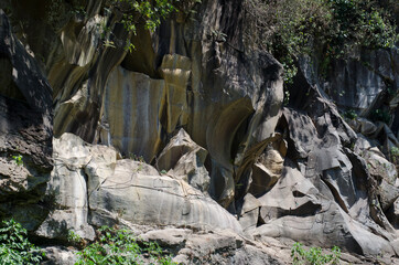 Fototapeta premium Beautifull scenery of rock cliff