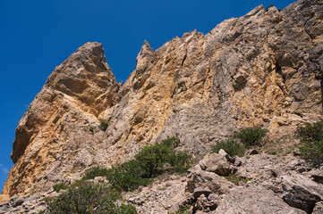 rocks in the mountains