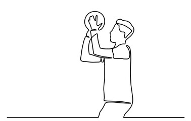 Basketball player during match game, he dribbling a ball. Continuous single line drawing vector illustration. Lineart sport theme design minimalist minimalism style