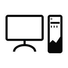 Computer icon vector graphic design