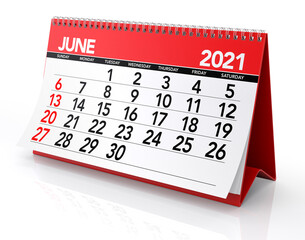 June 2021 Calendar