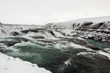Gullfoss Waterfall in Iceland