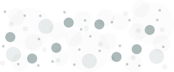 Gray vector background with a pattern of circles with different diameters. Textured template for a web splash in a modern style.
