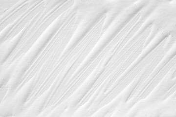 Obraz premium 3 d texture of white paint with handmade brush strokes, decor elements for modern design. Abstract background for screensaver template and wedding card in gray gradient.