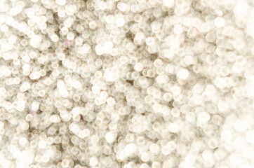 Silver abstract bokeh background, creative design. holiday decoration.