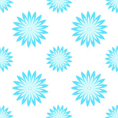 Seamless pattern with snowflakes. Christmas winter vector background.