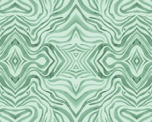 Green Seamless Animal Pattern. Abstract Africa 