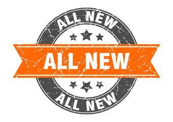 all new round stamp with ribbon. label sign