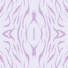 Pink African Print. Watercolor Safari Fur 