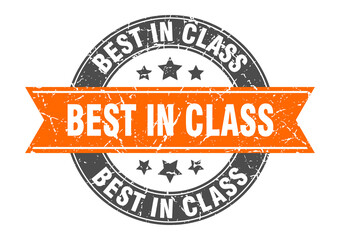 best in class round stamp with ribbon. label sign