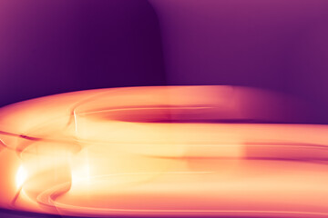 Light waves as abstract futuristic background, science and high tech designs